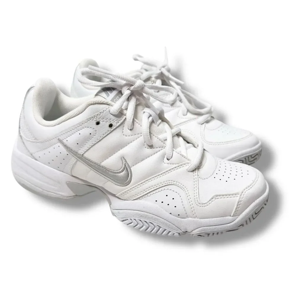 Nike City Court Perforated White Leather Sneakers Tennis Women’s Shoes Size 7